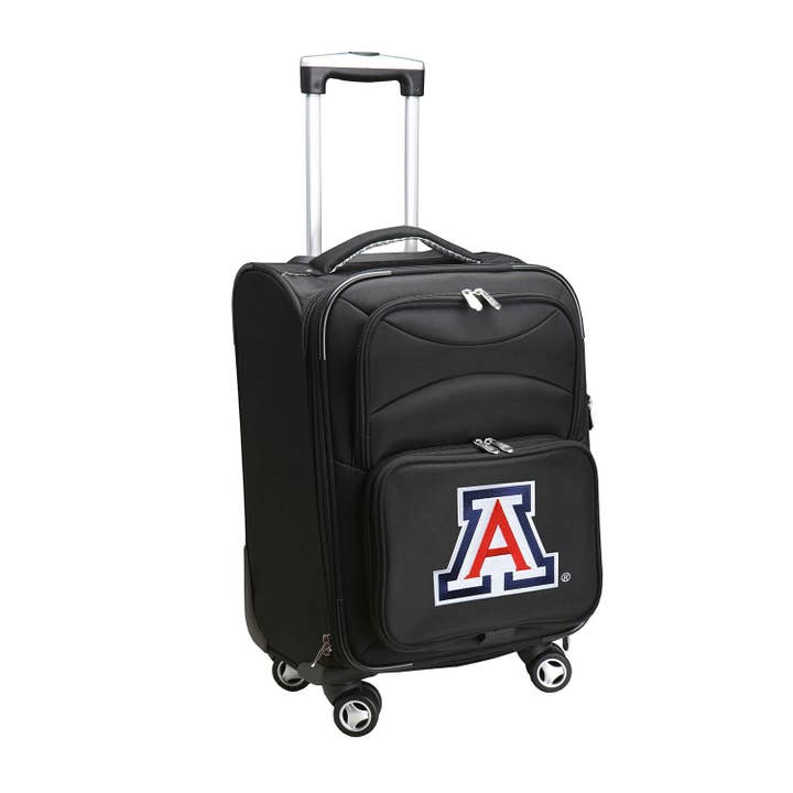 NCAA Arizona Wildcats 21" Carry-On Spinner Soft side for wholesale by Mojo Licensing