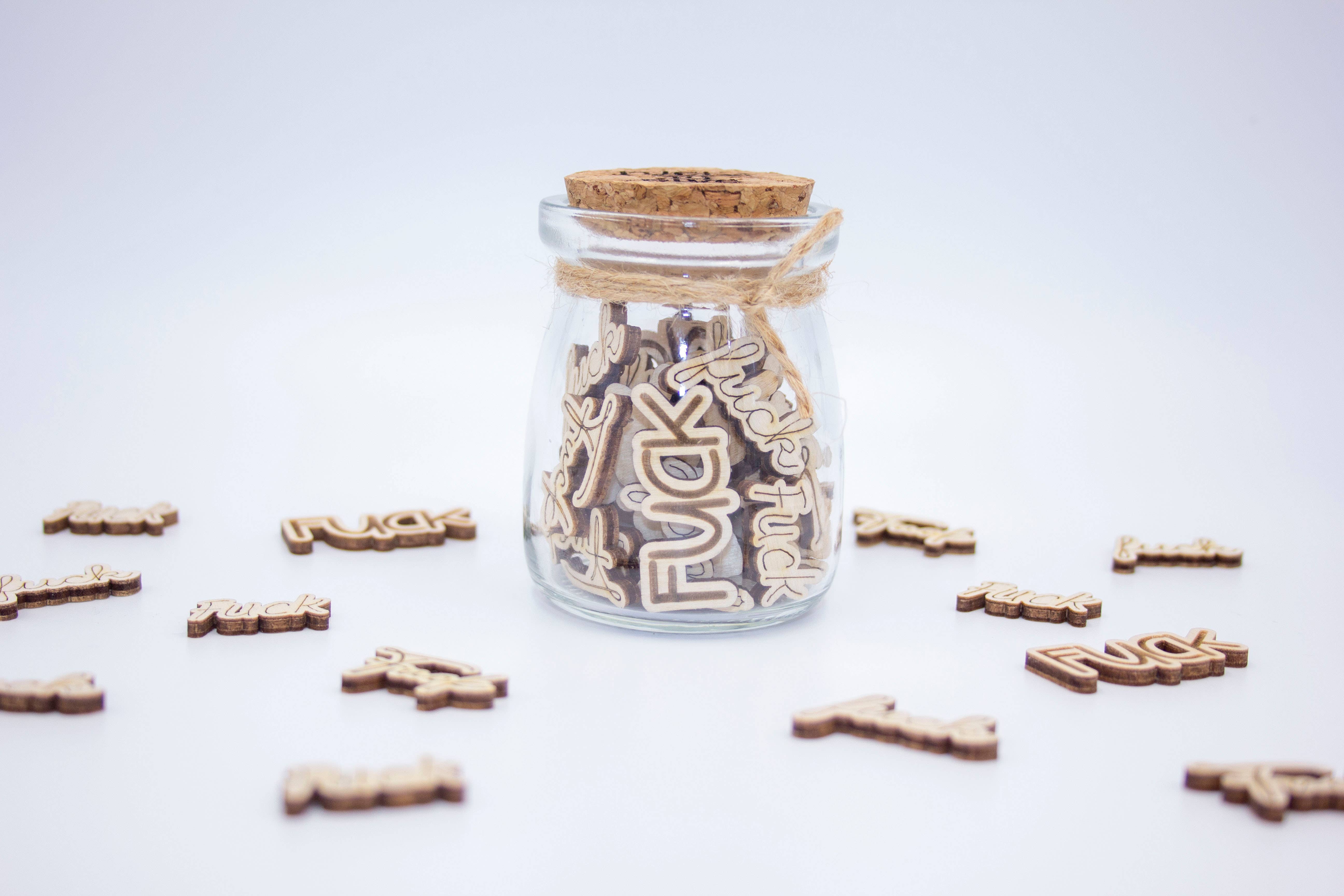 LNZ Custom Design - Wholesale Gag Gift/Novelty Gift - Jar of Fucks to Give - Funny Gift8