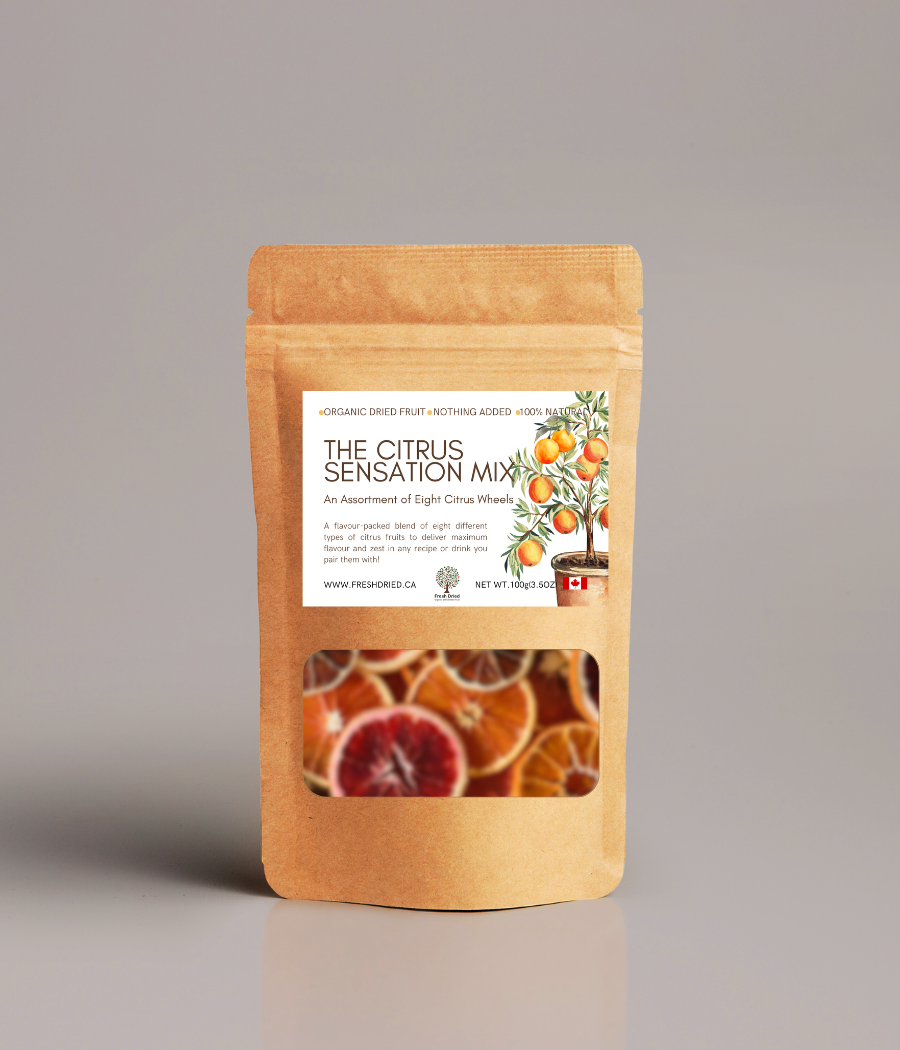 FreshDried – Großhandel Getrocknete/dehydrierte Früchte – Citrus Sensation Mix – 8er Zitrusfrüchte-Mischung0