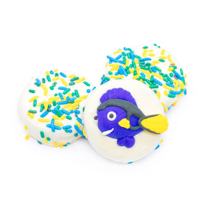 Sealife - Ocean - Oreos de chocolate com tema de peixe - Embalado por atacado de Sweet Pete's Candy