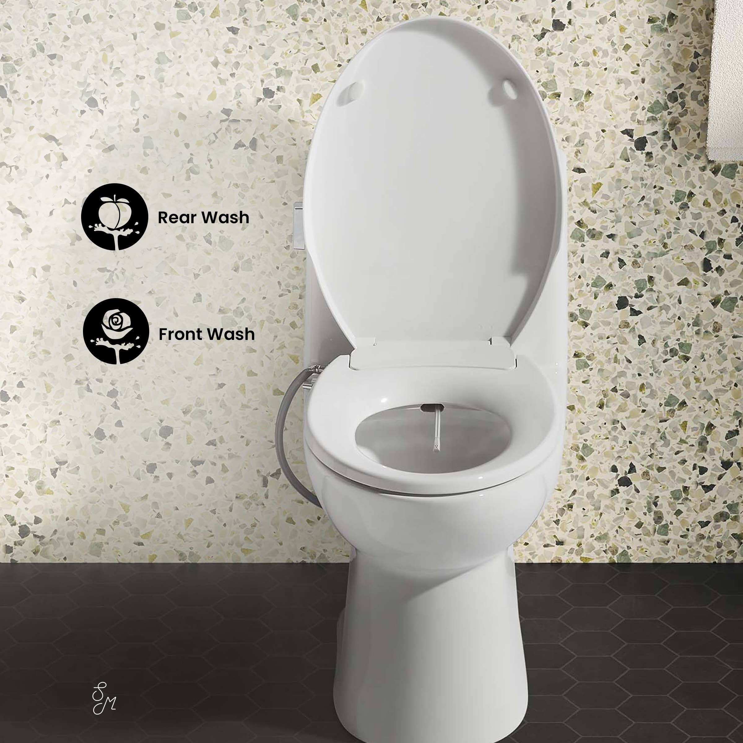 Swiss Madison - Wholesale Bathroom Accessory Set - Aqua Non-Electric Smart Toilet Seat Bidet4