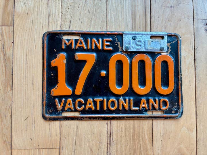 Matrícula do Maine de 1949 por atacado de RusticPlates
