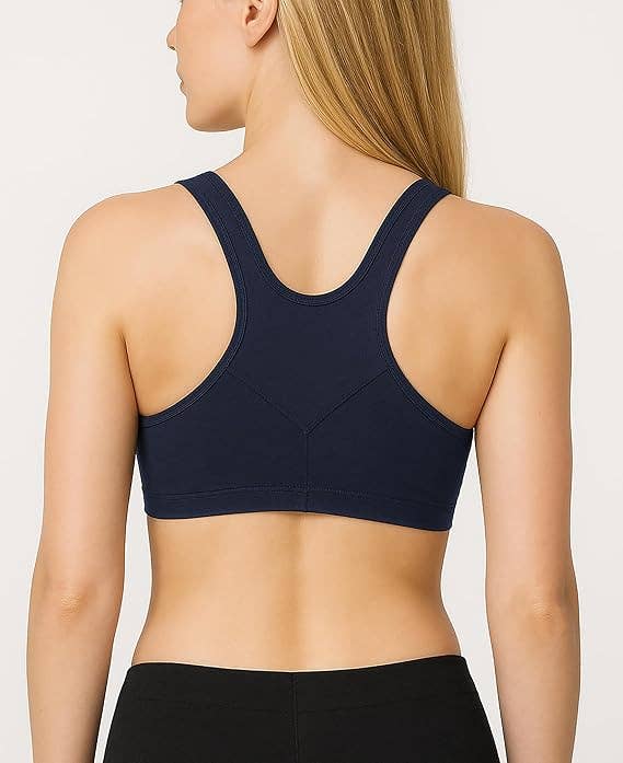 I-Wear Brands - Wholesale Sports Bra - Women's - Women's Cotton Racerback Pull-Over Sports Bra2