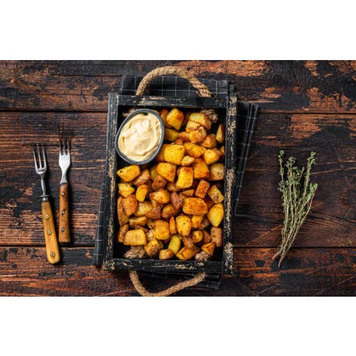 Gourmet Du Village - Wholesale Dried Spice Mix - Seas. Spicy Fries Recipe Box1