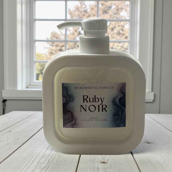 Ruby Noir Pump Lotion - 10 oz for wholesale by Monumental Candles LLC