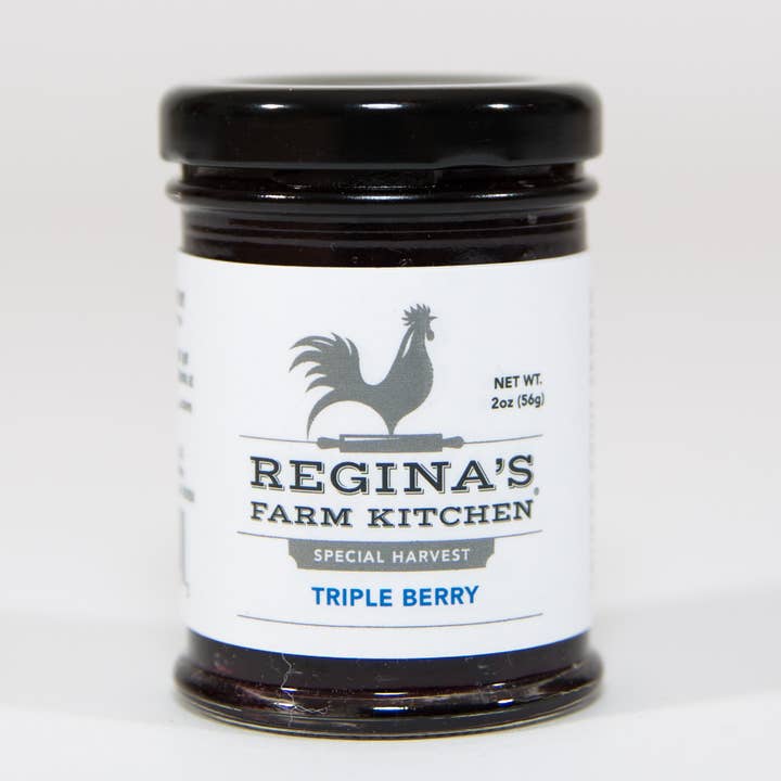 Triple Berry - Pot de 2 oz pour la vente par Regina's Farm Kitchen, Artisan Fruit Spreads