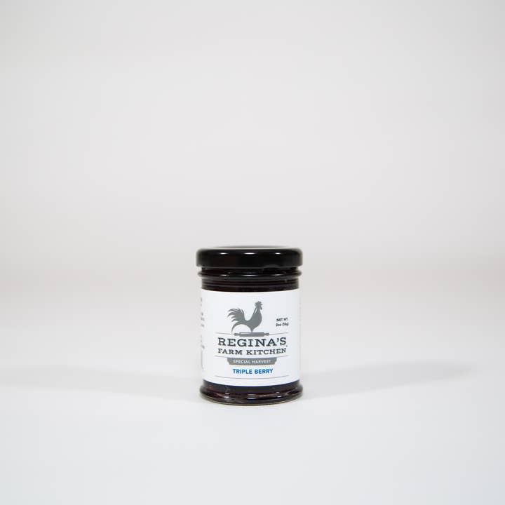 Triple Berry - 2 oz Jar for wholesale by Regina's Farm Kitchen, Artisan Fruit Spreads