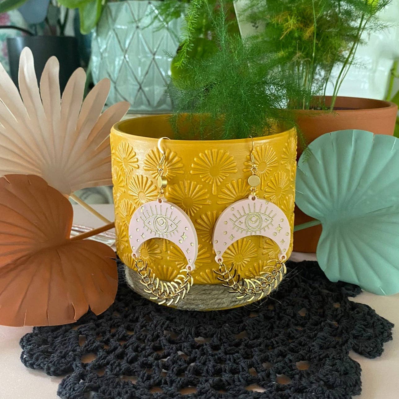 Moody Girl Accessories - Wholesale Dangle Earrings - Piscem Oculus Dangle Earrings 1