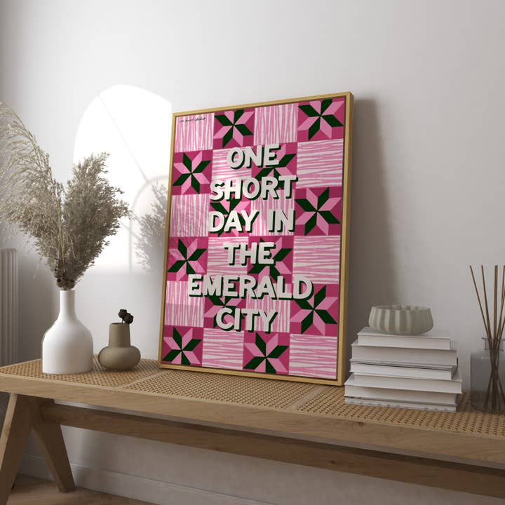 One Short Day Art Print for wholesale by RM Decor Studio