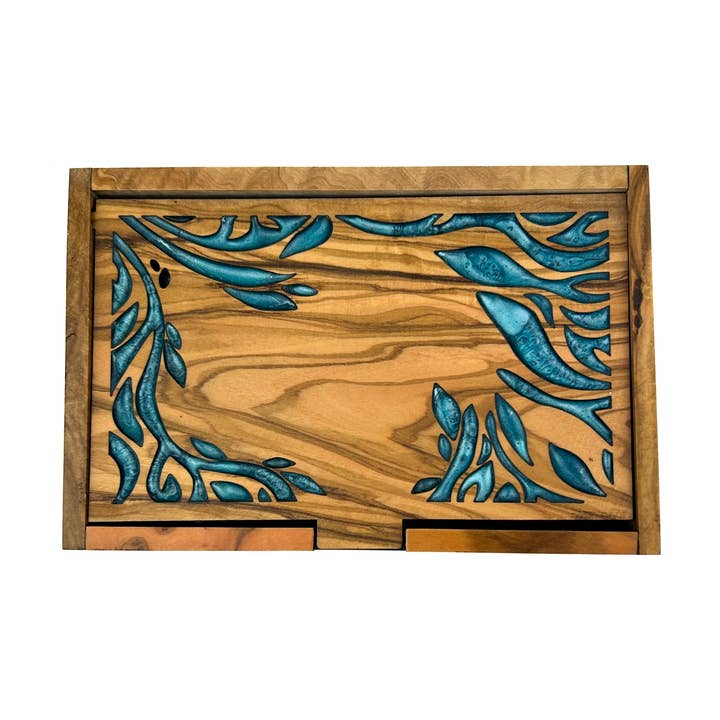 Natural OliveWood – wholesale Smyckeskrin och organisatörer – Olivträ och harts smyckeskrin2