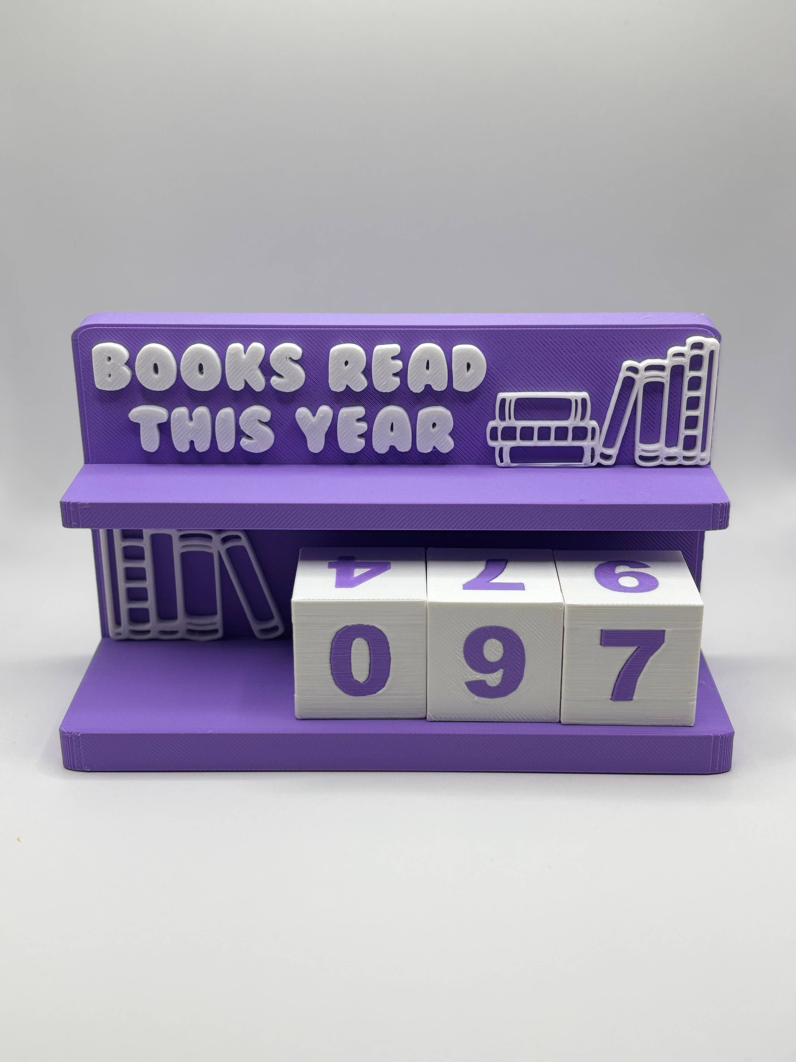 Stella Cake Creations - Wholesale Desk/Tabletop Sign - Book Counter Sign with Numbers 3