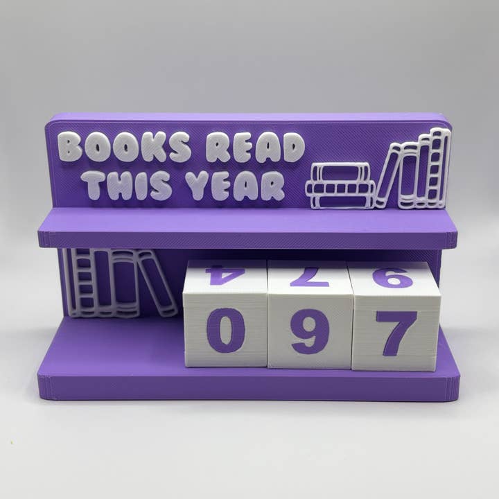 Stella Cake Creations - Wholesale Desk/Tabletop Sign - Book Counter Sign with Numbers 3