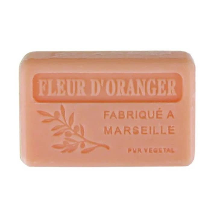 Marseille Soap 125 g – Orange Blossom (Savon de Marseille) for wholesale by FAIRSAVONT eG.
