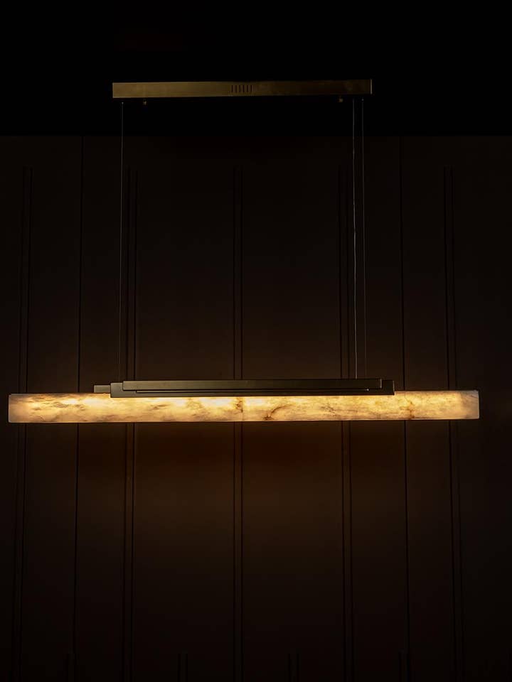 Gabon Marble Gold Pendant Light Chandelier for wholesale by HEKA LIGHTING & TRADING LTD