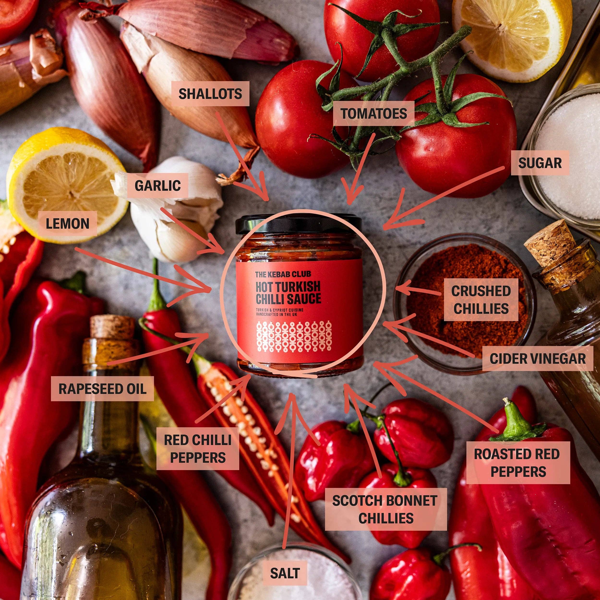 The Kebab Club – wholesale Hot sauce – Hot Turkish Chilli Sauce1