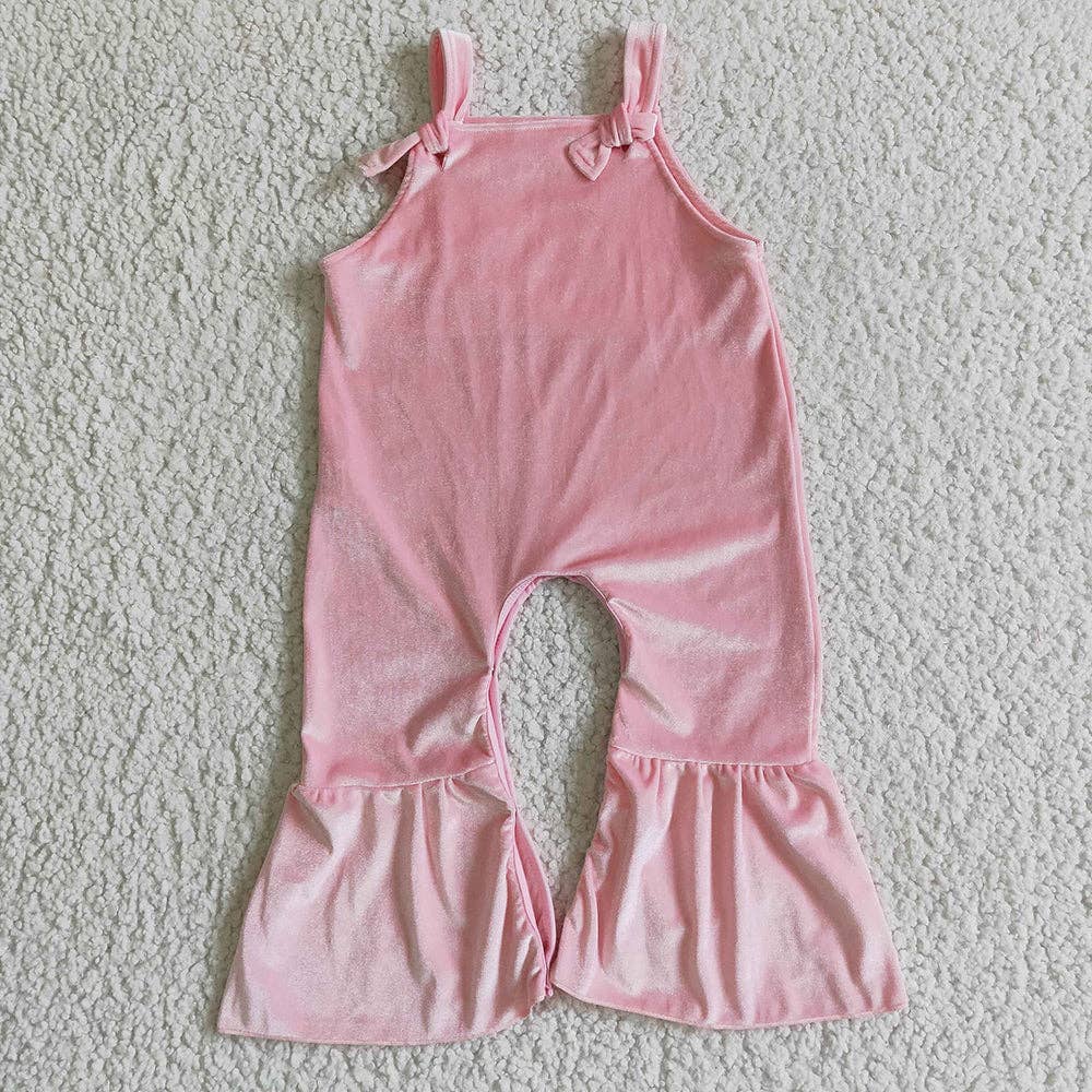 Aier Wholesale - Wholesale Jumpsuit - Baby - Baby Girls Velvet Strap Jumpsuits Overalls2