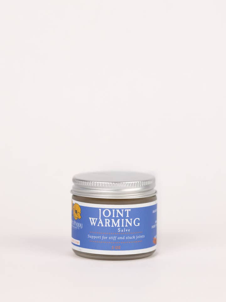 Joint Warming Salve, 2 oz for wholesale by Golden Poppy Herbal Apothecary