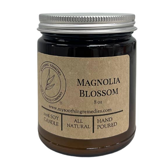 Vela de Cera de Soja Magnolia para venta al por mayor de Soothing Remedies Soap and Candle Company