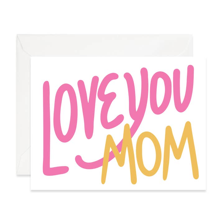 Love You Mom Lettering for wholesale by Good Juju Ink