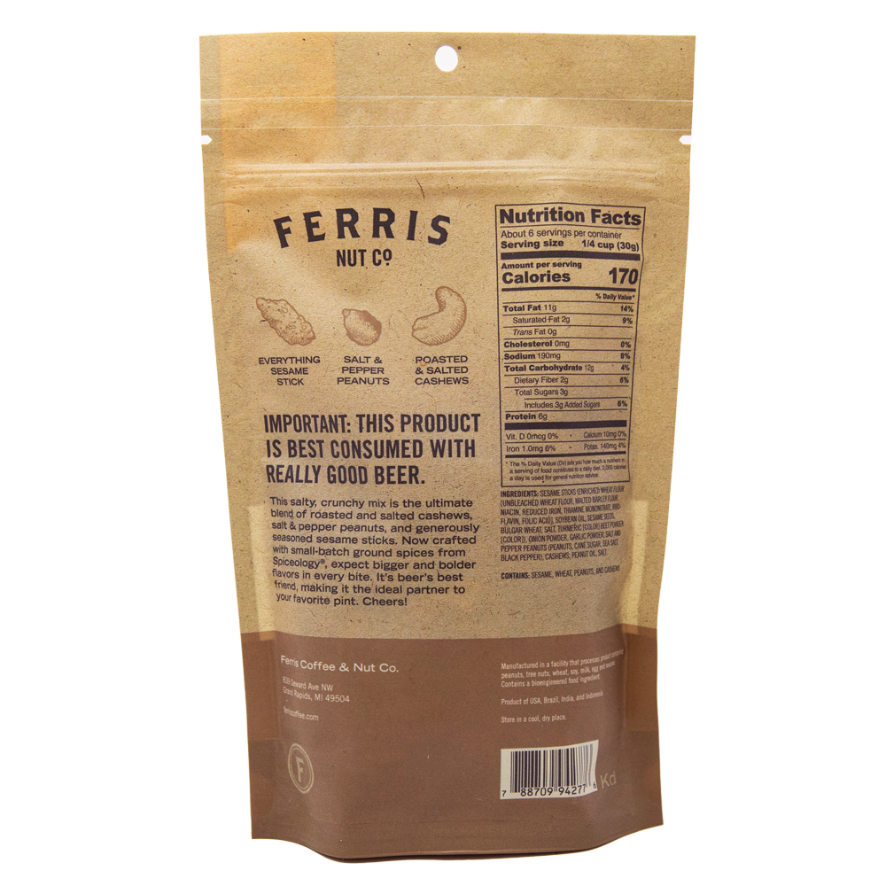 Ferris Coffee & Nut Co. - Wholesale Trail Mix - Craft Beer Mix (Everything) 6 oz.2