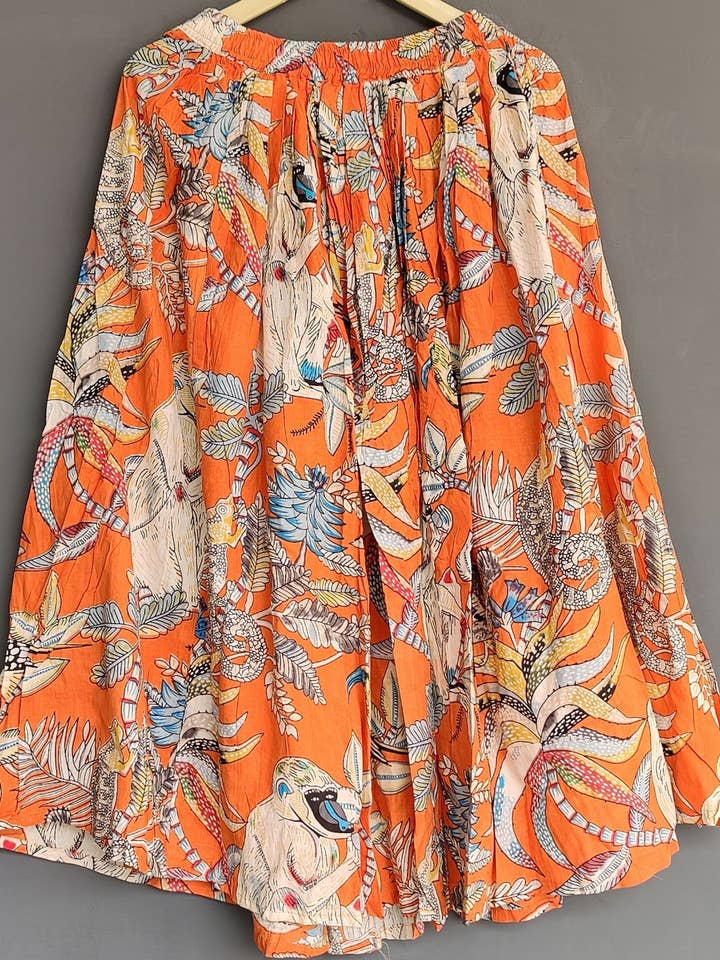 Handmade Gypsy girl's Skirt Cotton Summer Beach Skirt for wholesale by bhavnas boutique