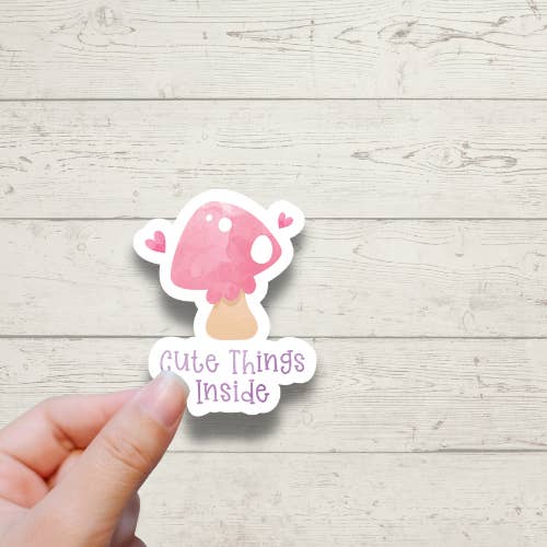 Des choses mignonnes à l'intérieur, petites entreprises, autocollants d'emballage pour la vente par Forest Crafts