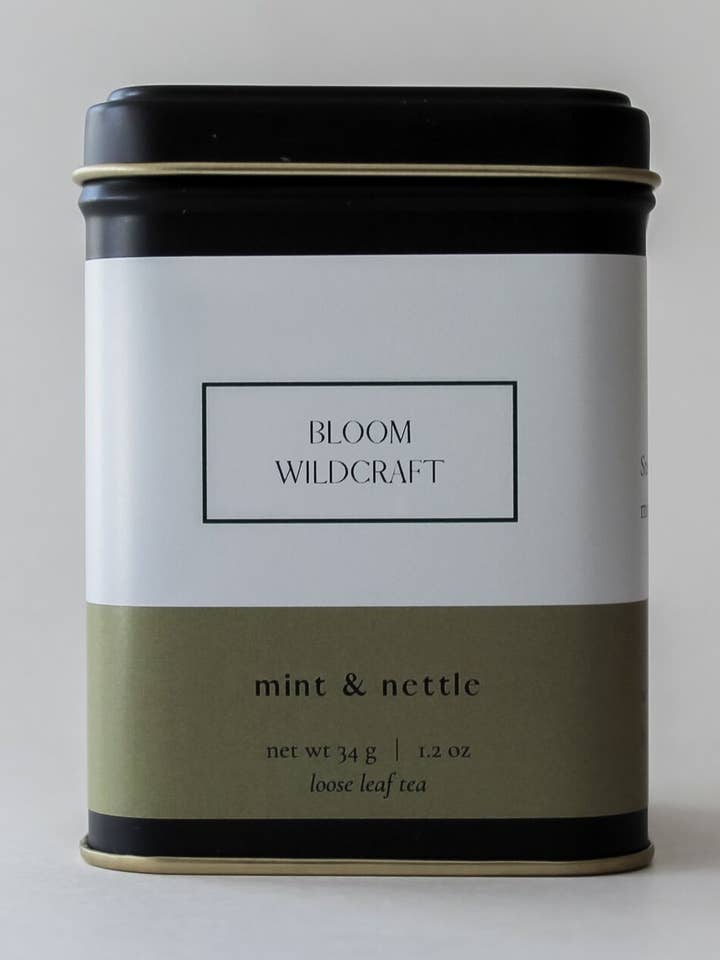Thé à la menthe et à l'ortie pour la vente par Bloom Wildcraft