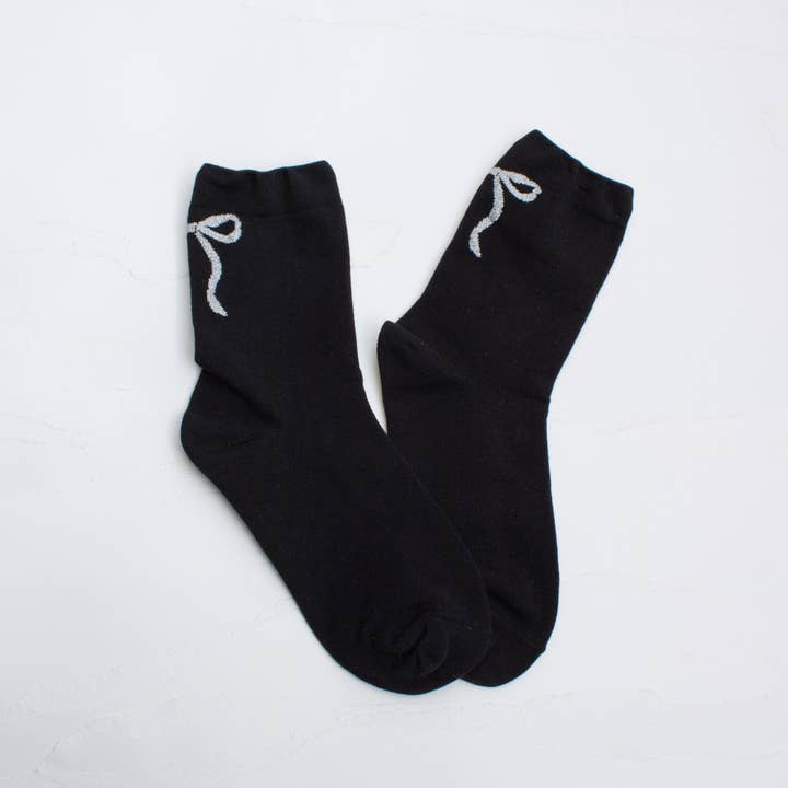 Tiepology - Wholesale Socks - Women's - Women's Holiday Ribbon Bow Casual Socks