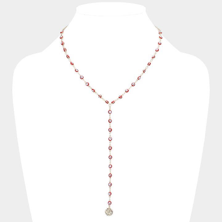 Evil Eye Link Y halsketting voor wholesale door Sensibling Corp.