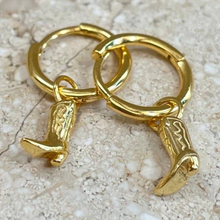 Coastal Cowgirl Huggie Hoop Earring for wholesale by Silla