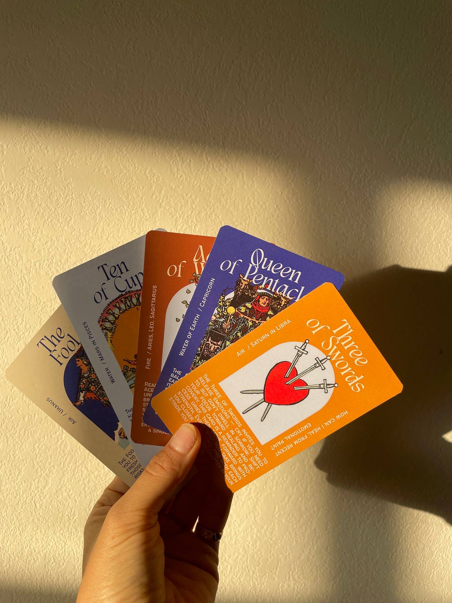 FLEURS - Wholesale Tarot/Oracle Card - TALIA TAROT DECK  ❈ with correspondence/messages + astrology9