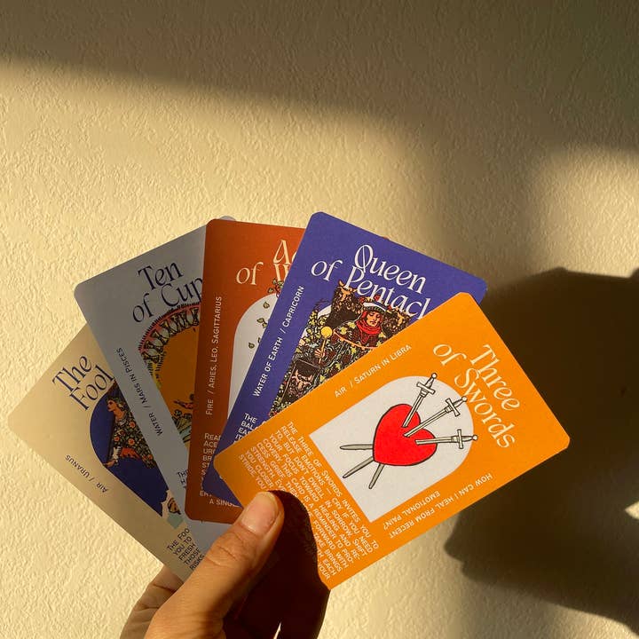 FLEURS - Wholesale Tarot/Oracle Card - TALIA TAROT DECK ❈ with correspondence/messages + astrology9