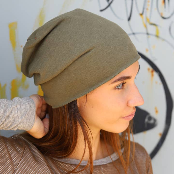 484 Jungle Beanie Hat, different model, customizable beanies for wholesale by Purple Sardine