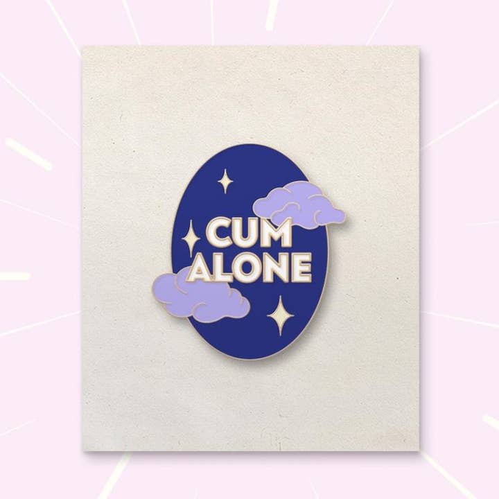 Sperma allein Emaille Pin für den Großhandel von Microcosm Publishing & Distribution