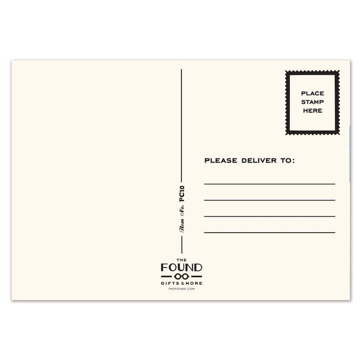 THE FOUND – Großhandel Postkarten – Grüße von Pittsburgh Skyline Postkarten1