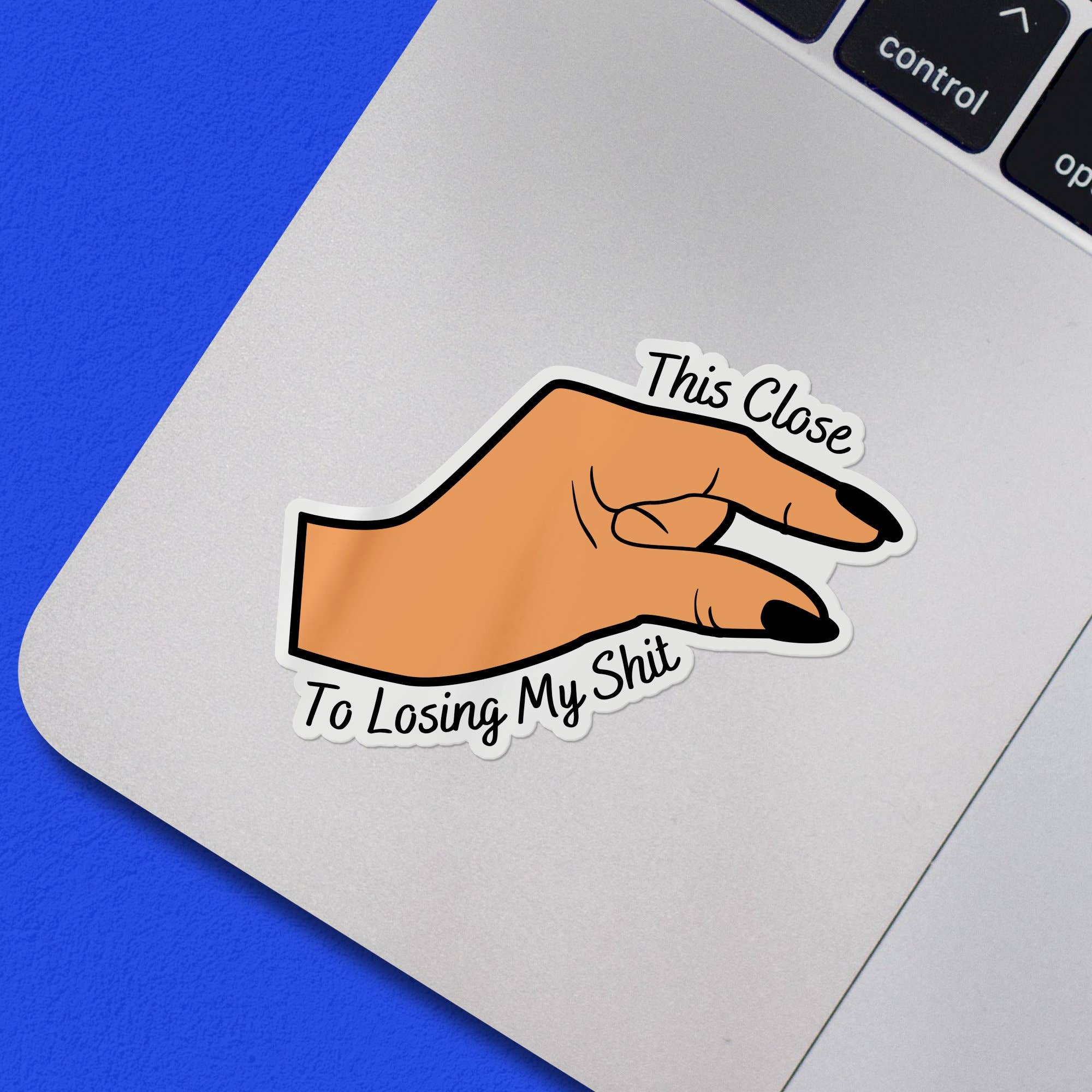 Sticker Bull – wholesale Klistermärke – Detta nära att förlora mitt skitklistermärke4