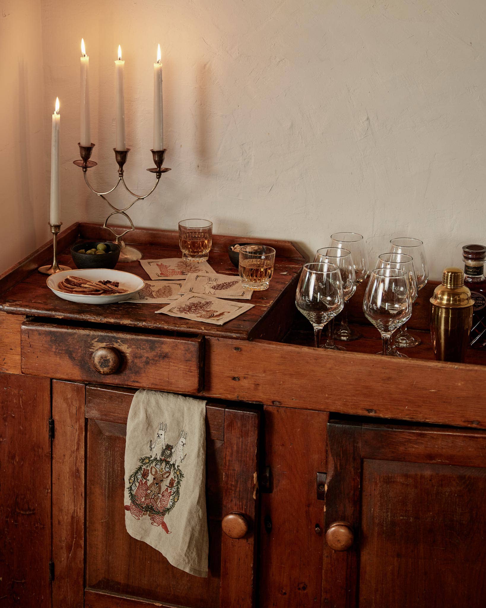 Coral & Tusk – wholesale Tea towel – Togetherness Tea Towel4