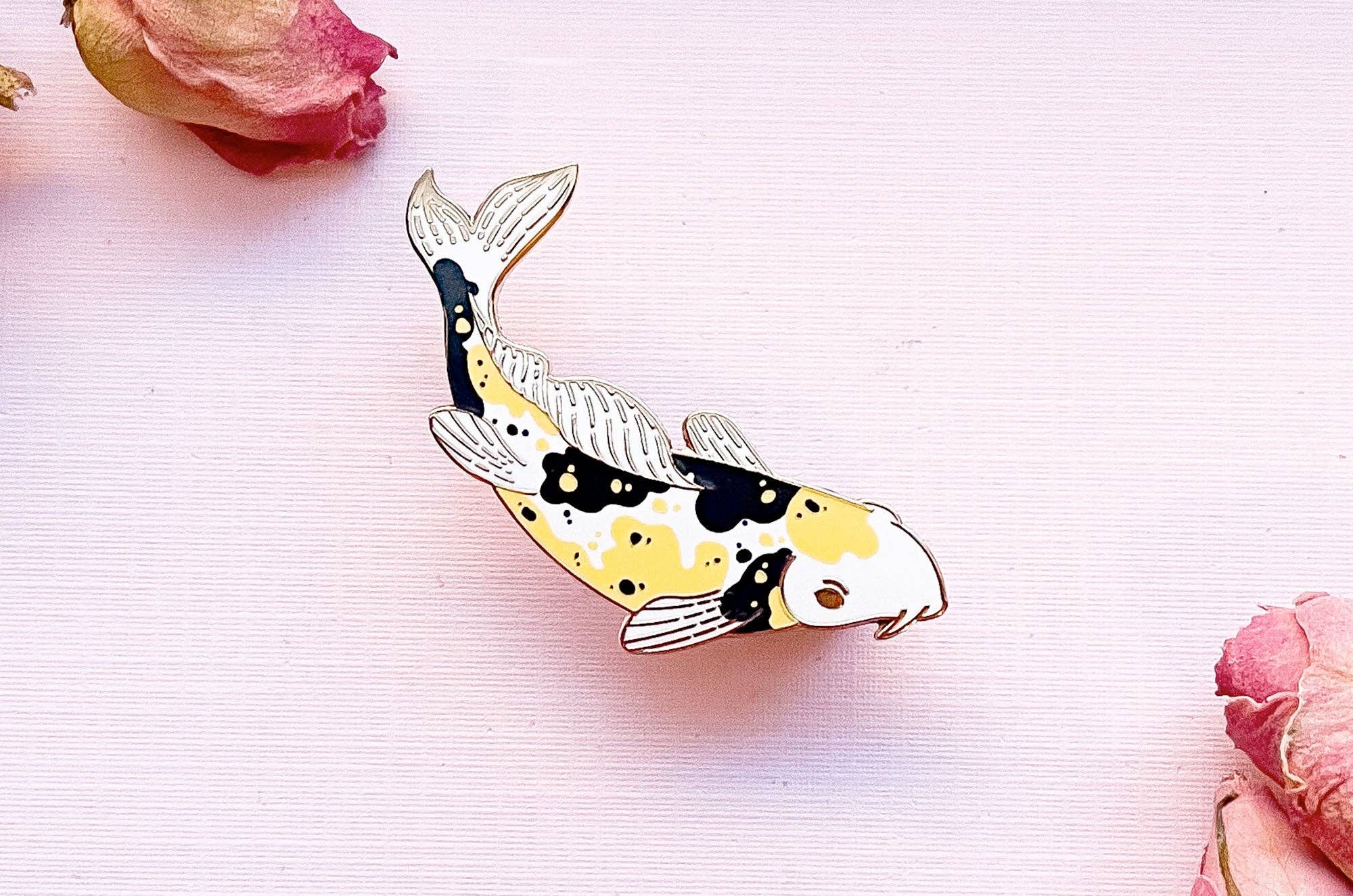 Alum and Ink - Wholesale Lapel Pin/Button - Ki Kumonryu Koi Enamel Pin8
