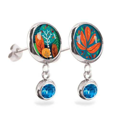 Rosie Trees/Leaf - Silber für den Großhandel von Les Minis d'Emilie Fiala