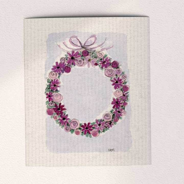 Couronne, fleurs violettes pour la vente par Sari's ArtWork