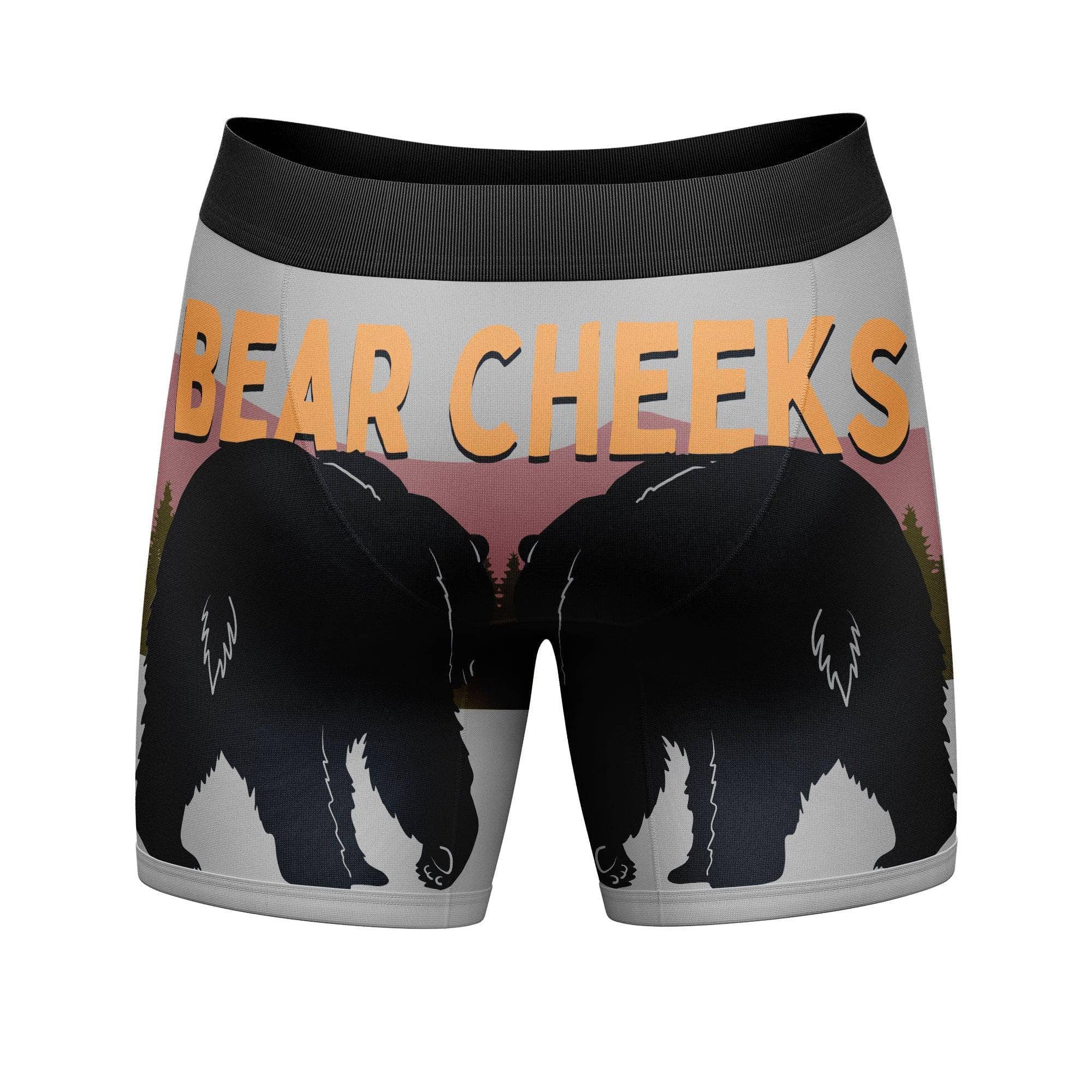 Multi Bear Cheeks Funny Boxers Briefs Hilarious Underwear Men for wholesale on Faire2