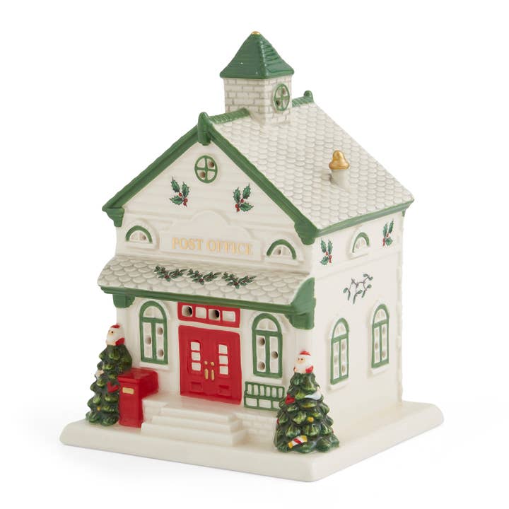 Portmeirion, Spode, Pimpernel, Nacthmann, Wrendale Designs - Wholesale Christmas Decoration - Christmas Tree Led Post Office 6.5"1