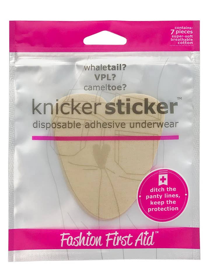 Autocollant culotte : sous-vêtements adhésifs jetables pour la vente par Fashion First Aid