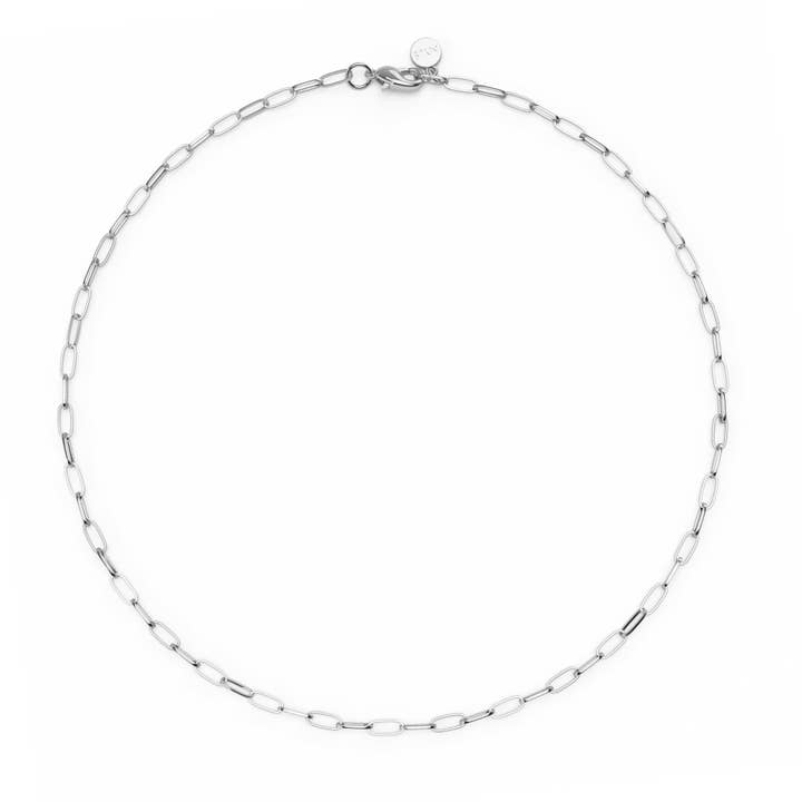 My Jewellery Story - Wholesale Link & chain necklace - Silver Plated Cable Carrier Link & Chain Necklace1