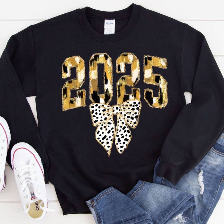 2025 Coquette Bow on Black for wholesale by Sunfire Tees