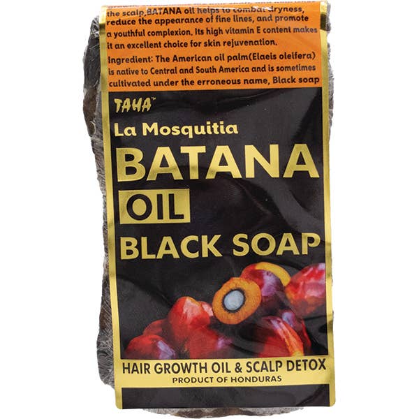 Majestic Wholesale - Wholesale Bar Soap - Taha Batana Black Soap – Deep Cleansing & Nourishing, 8oz