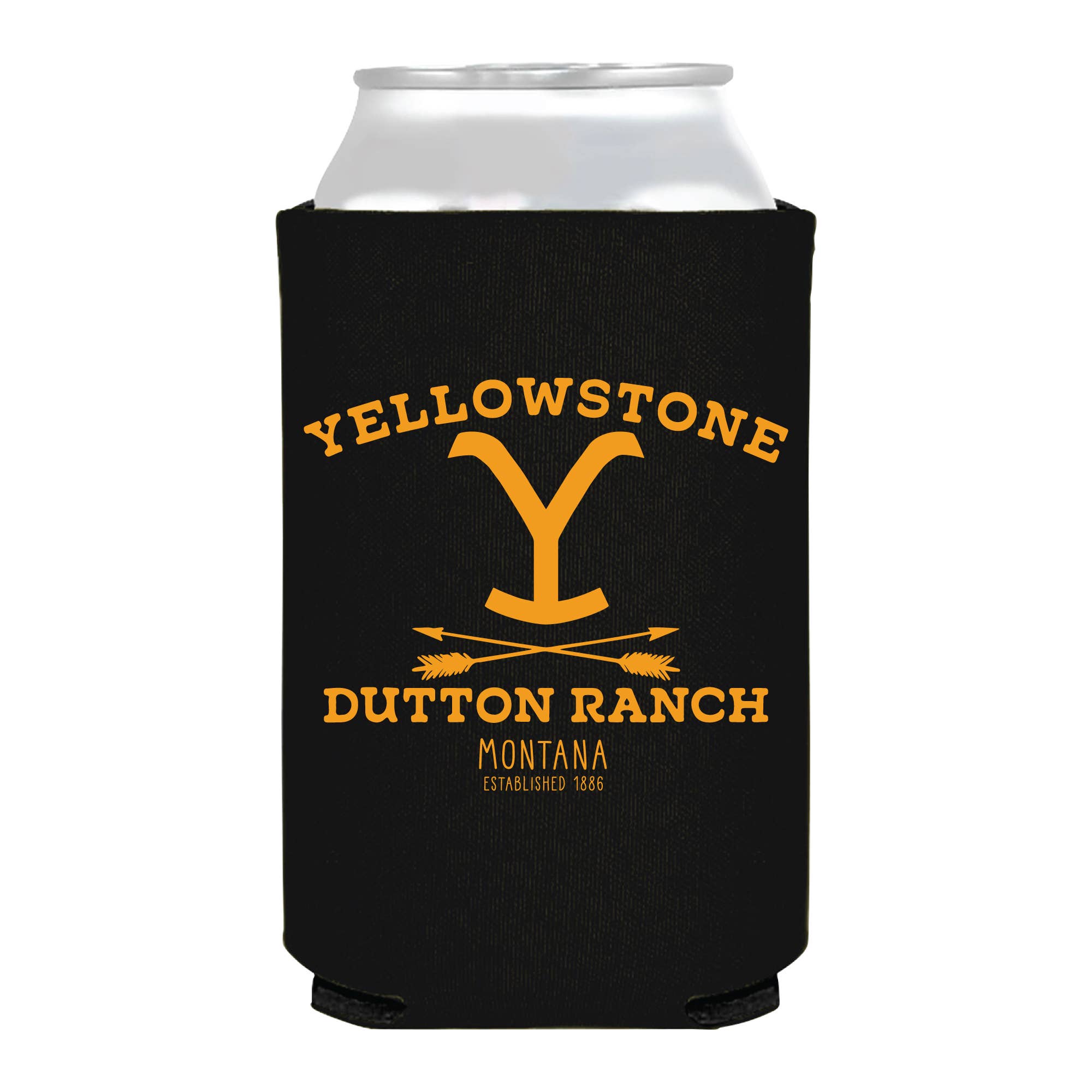 Yellowstone Dutton Ranch Cheetah Custom Made Beverage Koozie