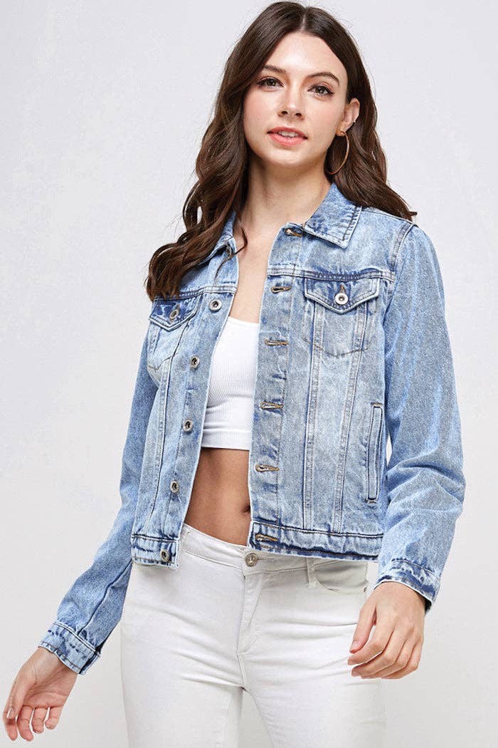 BLUE AGE - Vendita all'ingrosso Giacca di jeans - Donna - Giacca in denim casual da donna3