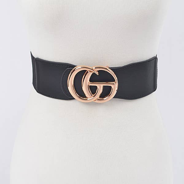 Shop Neighbors - Wholesale Belt - Women's - Faux Leather Elastic Plus Size Belt2