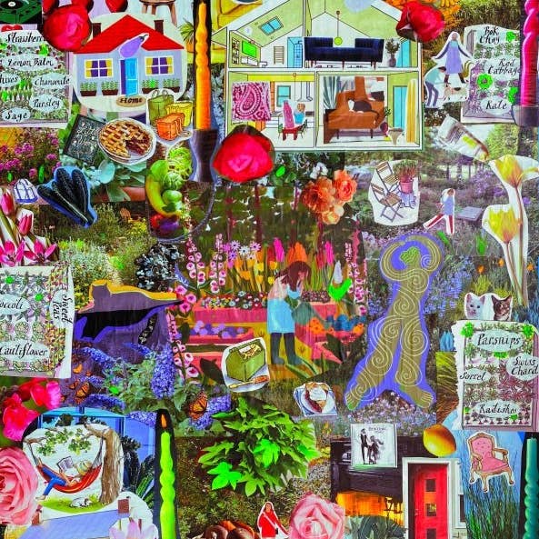 A Queer Future Collage Print for wholesale by the (trans)cribe